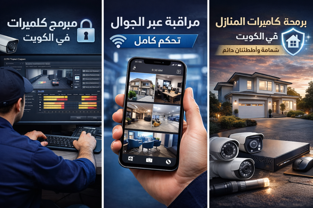مبرمج كاميرات المراقبة في الكويت
