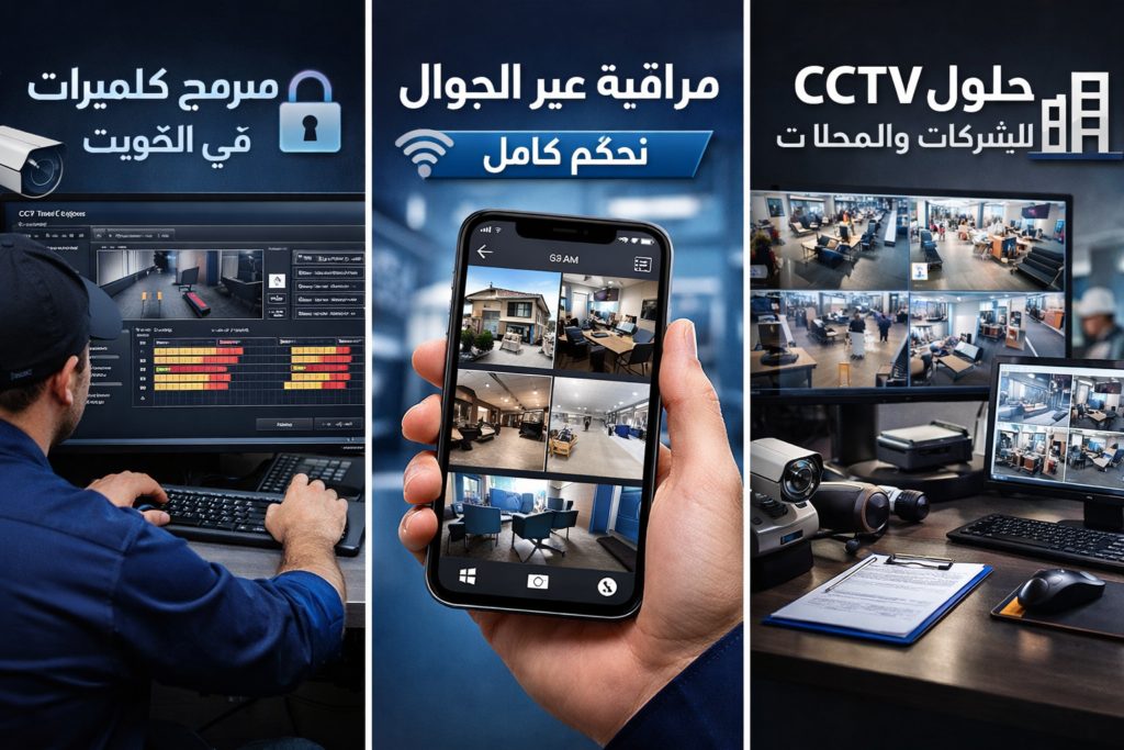 مبرمج كاميرات المراقبة في الكويت