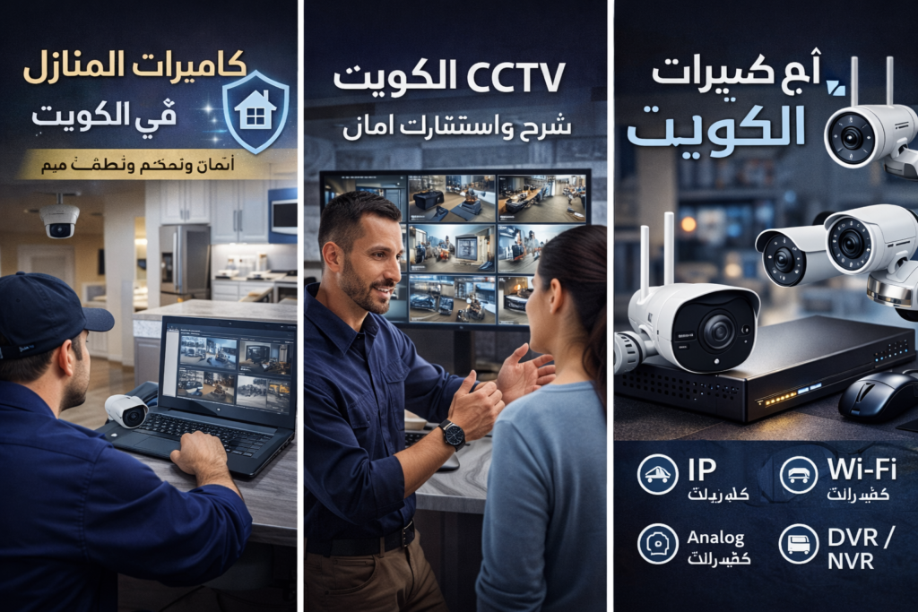 مبرمج كاميرات المراقبة في الكويت