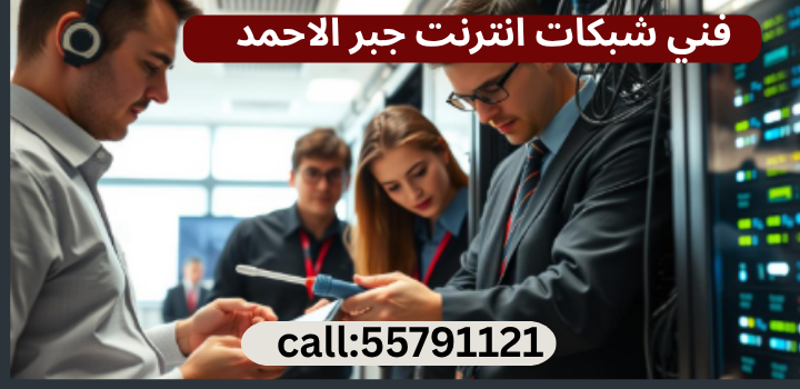 فني تصليح شبكات انترنت جبر الاحمد