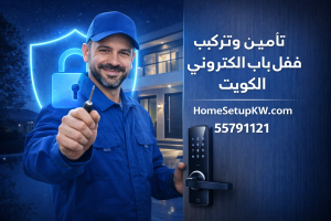 قفل باب الكتروني الكويت
