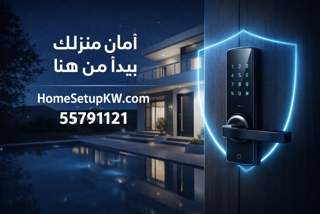 قفل باب الكتروني الكويت