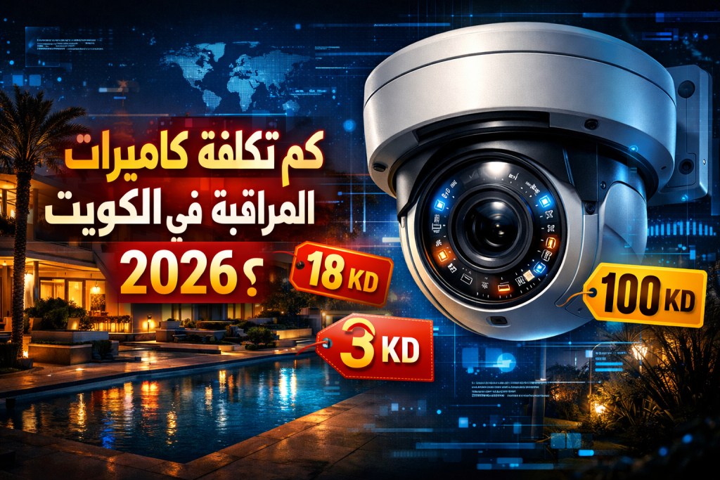 كم تكلفة كاميرات المراقبة في الكويت