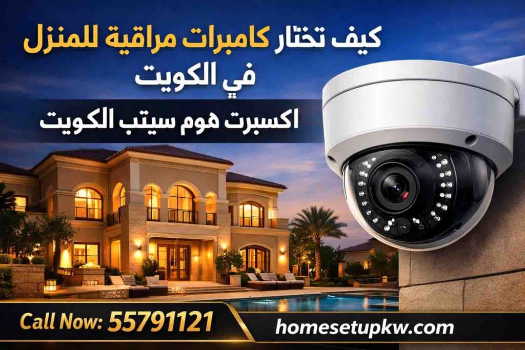 كيف تختار كاميرات مراقبة للمنزل في الكويت